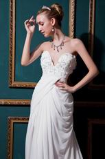 Strapless Mermaid Ruffles Skirt Chapel Wedding Dresses Suppliers