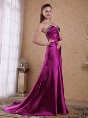 Purple Sweetheart Elegant Evening Dress 2014 Wear