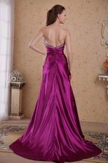Purple Sweetheart Elegant Evening Dress 2014 Wear