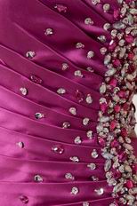 Special Offer Fuchsia Layers High Low Evening Dresses