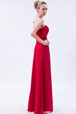 Wine Red One Shoulder Evening Pageant Dress Discount