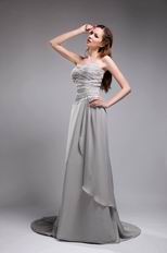Grey Chiffon Hot Sell Dress For Women Join Formal Ocassion