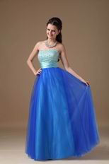 Best Deals Crystals Ultramarine Custom Evening Dresses Online