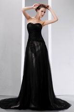 Tide Buy Black Net Celebrity Evening Party Dress