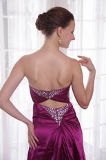 Formal Purple Evening Woman In Prom Dress On Sale