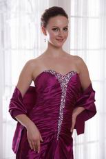 Formal Purple Evening Woman In Prom Dress On Sale