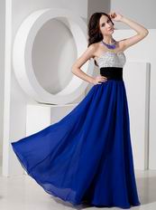 Stylish Royal Blue Beaded Evening Dresses Discount