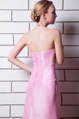 Affordable Pink Taffeta Formal Evening Dress Slim