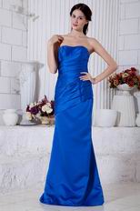 Classical Style Royal Blue Stain Petite Evening Dress Cheap