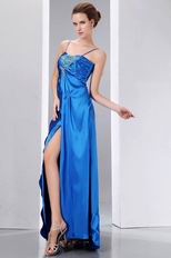 Spaghetti Straps Split Design Discount Evening Dress