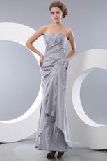 Silver Mermaid Taffeta Celebrity Evening Dress For Cheap