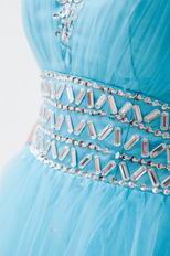 New Arrival Aqua Net Evening Dress In United States