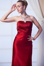 Affordable Mermaid Wine Red Celebrity Evening Dress