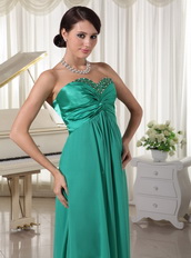 Turquoise Sweetheart Beaded Dress For Prom Evening Party Night Club