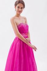 Pretty Sweetheart Fuchsia Women Evening Dress