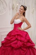 Sweetheart Neckline Handmade Dress for a Quinceanera Party