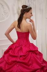 Sweetheart Neckline Handmade Dress for a Quinceanera Party