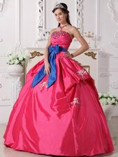 Cheap Price 2014 Top Quinceanera Dress With Bowknot