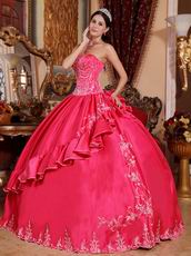 Alizarin Crimson 16th Birthday Girls Dress Under 200 Dollars