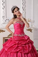 New Style Rose Pink Two Pieces Detachable Quinceanera Gown