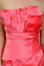 Pleated Pink Stain Graduation Party Dress Under $100