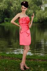 Pleated Pink Stain Graduation Party Dress Under $100