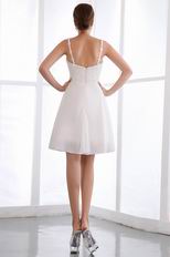 Appliqued Ivory Chiffon Custom Made Graduation Dresses