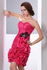 Cute Sweetheart Rose Pink Graduation Dance Dresses