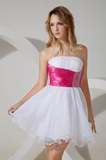 Lovely White Graduation Ceremony Dress Wholesale Price