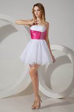 Lovely White Graduation Ceremony Dress Wholesale Price