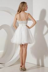 Lovely Spaghetti Straps Short Dresses For Graduation