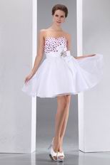 Cheap Sweetheart Styles Crystal Graduation Dress