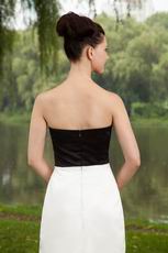 Strapless Crystal Bodice Short Ivory Homecoming Dress