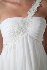 Young Girl Lovely One Shoulder Dress For Bridesmaid