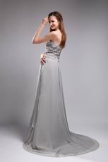 Grey Chiffon Hot Sell Dress For Women Join Formal Ocassion