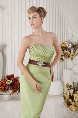 Best Seller Sweetheart Mermaid Olive Green Petite Prom Dress