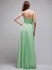 Apple Green Chiffon Exclusive Prom Dress Inexpensive