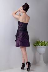 Pretty Strapless Black Tulle Short Dress For Homecoming