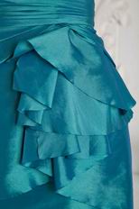 Simple Sweetheart Teal Stain Bridal Jr Homecoming Dress