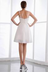 Appliqued Ivory Custom Made Homecoming Dresses