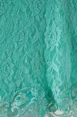Turquoise Lace Junior Dress To 2014 Homecoming Wear