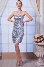 Shining Sequin Short Holiday Homecoming Dress Sexy