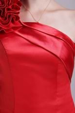 Scarlet One Shoulder Hand Made Quality Homecoming Dress