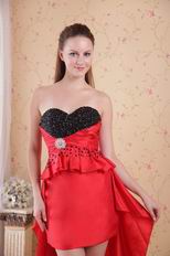 Red New Trender Hi-Lo Prom Dress For Women Wear