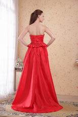 Red New Trender Hi-Lo Prom Dress For Women Wear