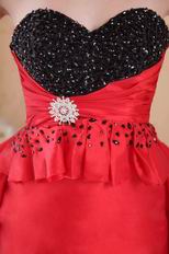 Red New Trender Hi-Lo Prom Dress For Women Wear