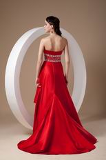 High-low Style New Fashion Wine Red Prom Dress Cheap