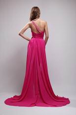 Rose Pink High Low Women Prefer New Evening Dress