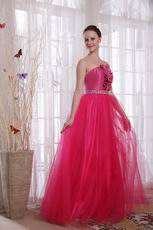 Deep Rose Pink Floor Length Evening Dress In California