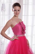 Deep Rose Pink Floor Length Evening Dress In California